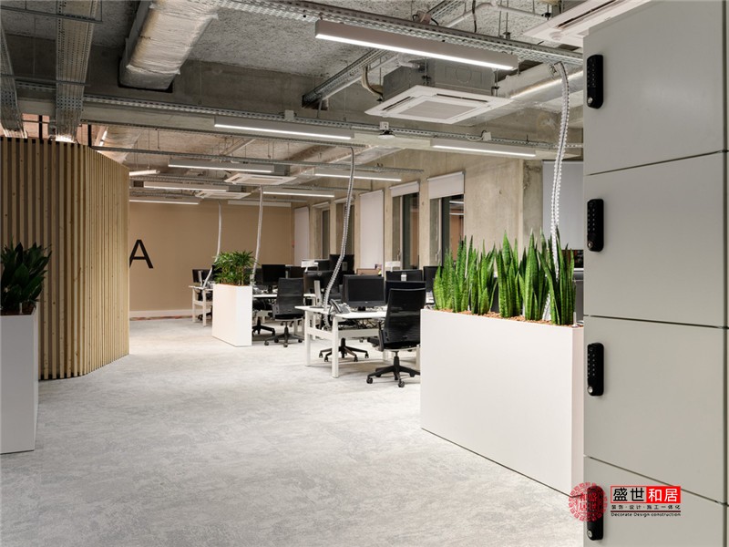 工业风办公室装修效果图 工业风办公室装修效果图