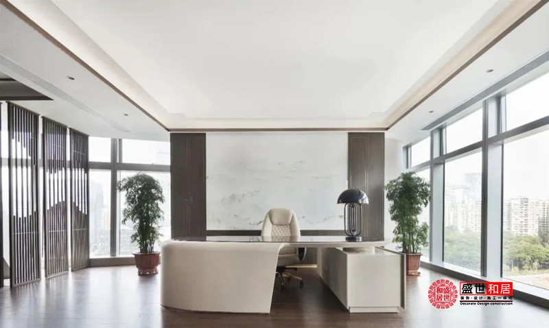 合肥茶企办公室装修:新中式茶文化与现代办公融合.jpg 合肥茶企办公室装修:新中式茶文化与现代办公融合.jpg