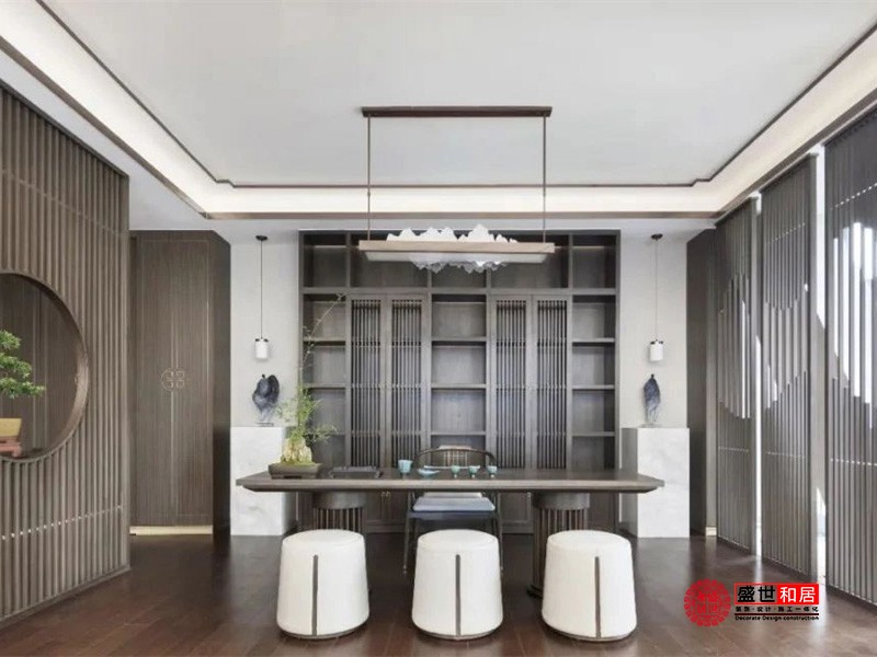 合肥茶企办公室装修:新中式茶文化与现代办公融合.jpg 合肥茶企办公室装修:新中式茶文化与现代办公融合.jpg